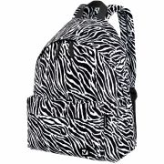 Рюкзак BRAUBERG СИТИ-ФОРМАТ универсальный, «Zebra», белый/черный, 41х32х14 см, 271680